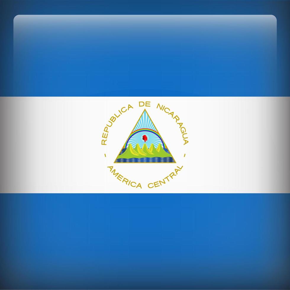 nicaragua square national flag illustration free vector (1)